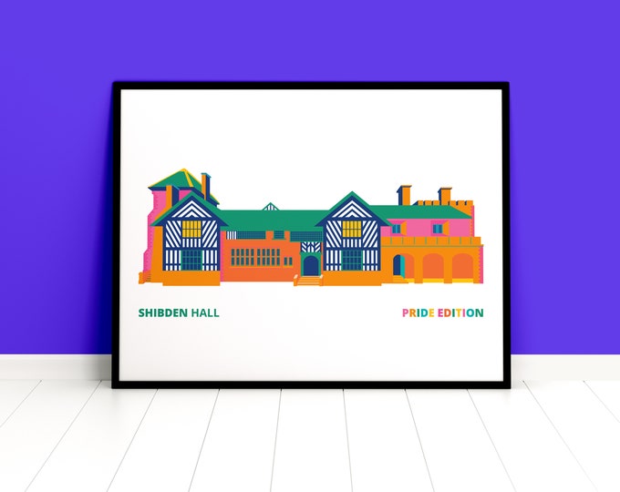 Pride Edition Shibden Hall Giclée Art Print - Large