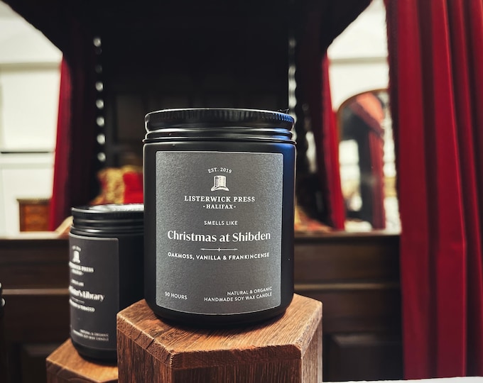 Limited Edition Candle - ‘Christmas at Shibden’ Oakmoss, Vanilla and Frankensence.