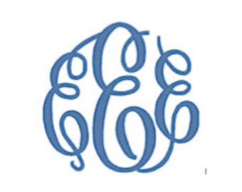 Classic Monogram Font PES