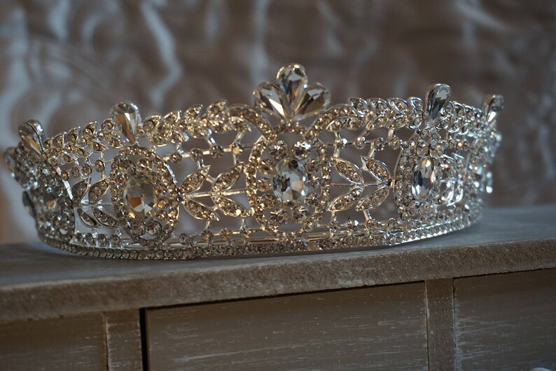 Silver Tiara Bridal Tiara Wedding Tiara Tiaras Uk Etsy