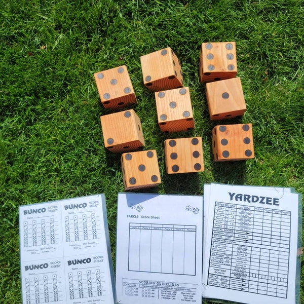 Farkle Bunco Yahtzee 3 in 1 Holiday Gift