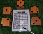 Yardzee Game and Scorecard Christmas Gift