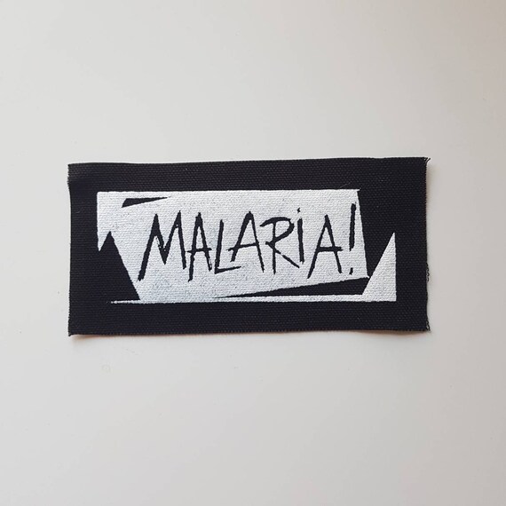 Malaria Patch Goth Post Punk Death Rock Etsy