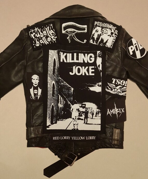 leather jacket back patch