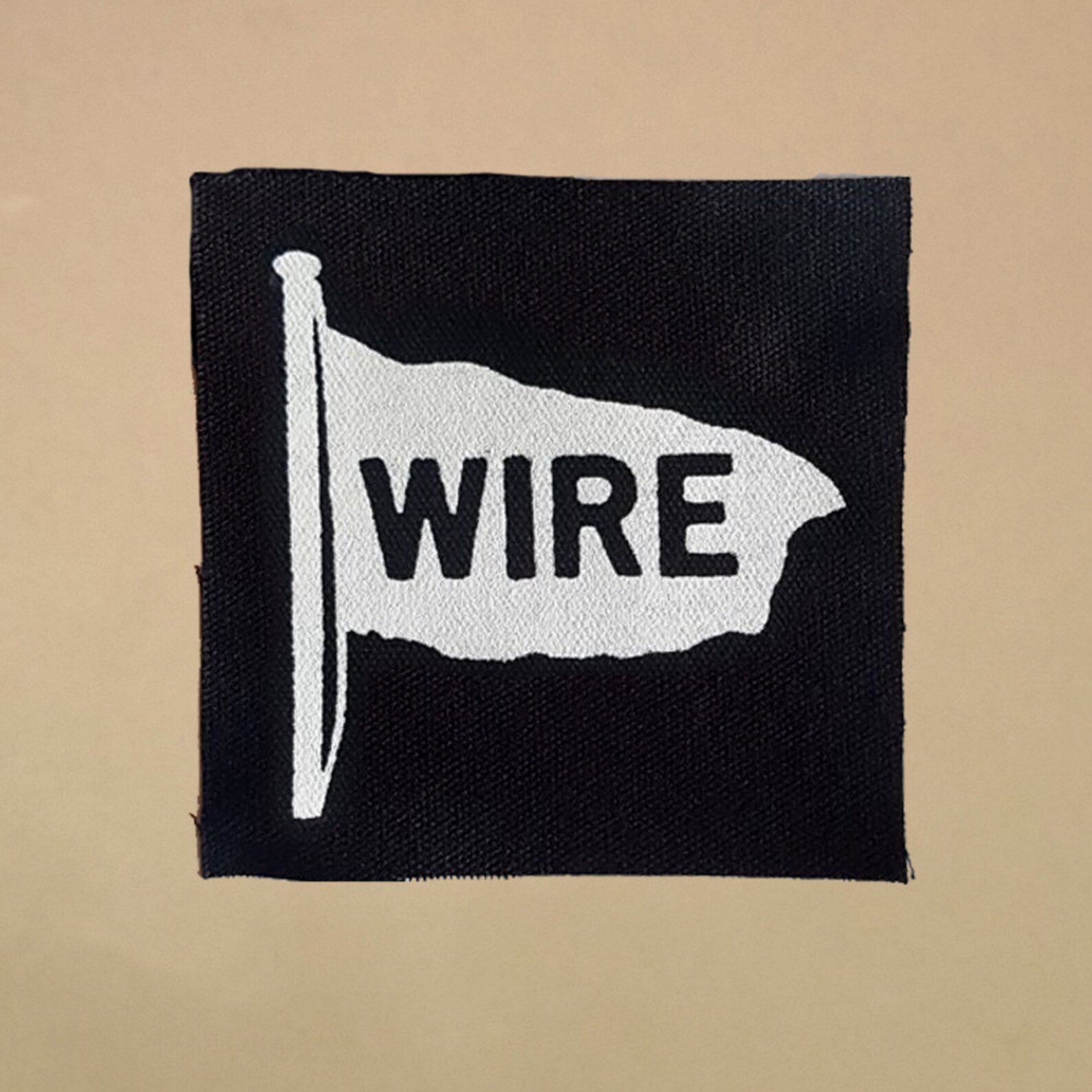 Wire Pink Flag Patch Post Punk Rock Art Experimental Etsy