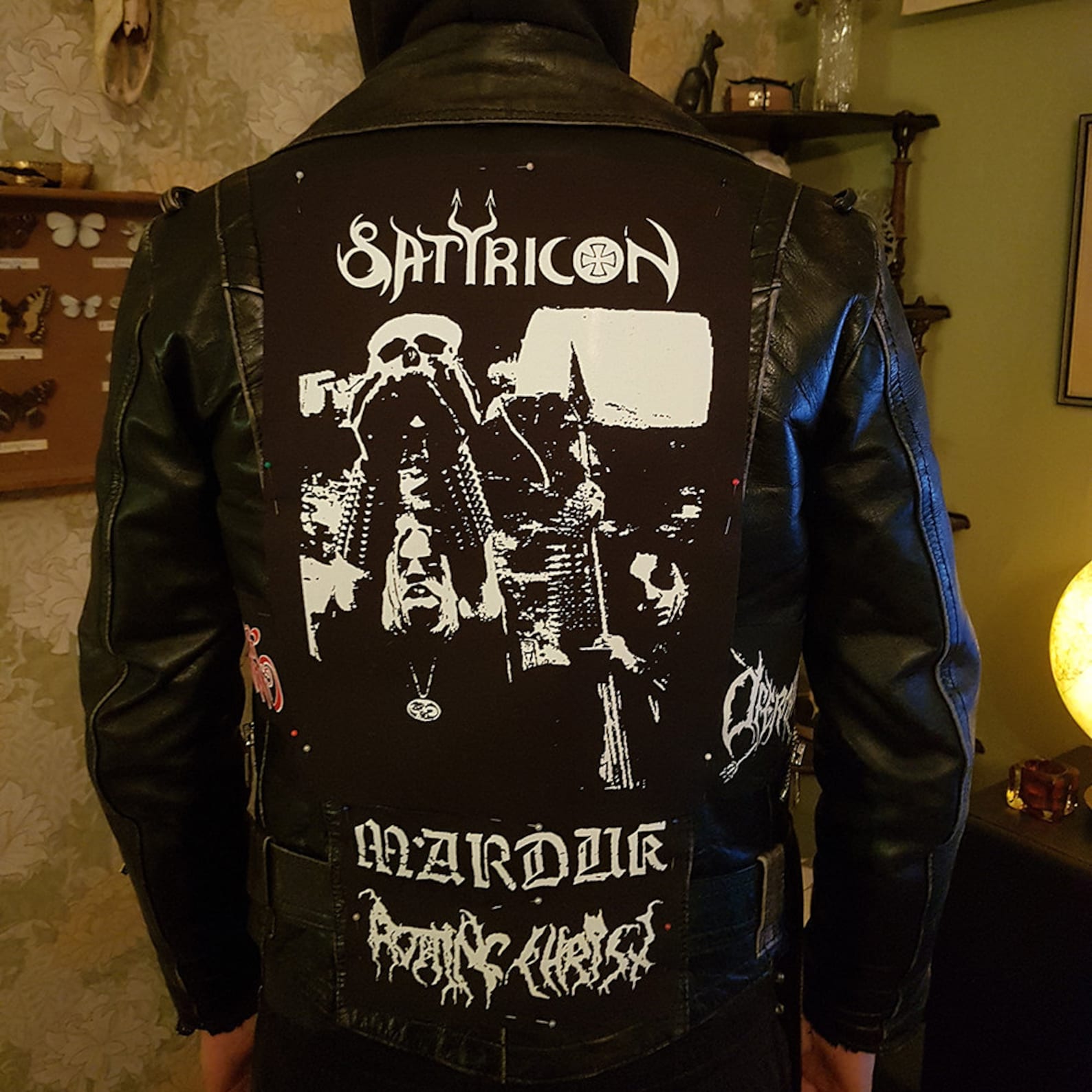 Satyricon backpatch black metal back patch Etsy