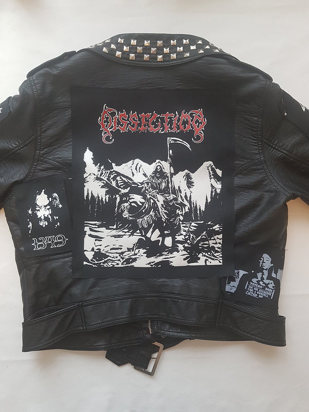 Dissection backpatch black metal back patch Etsy