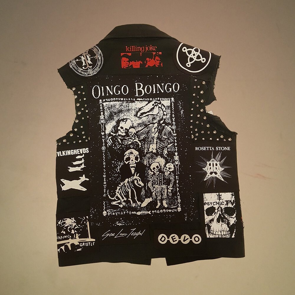 Oingo boingo backpatch new wave post punk Danny Elfman back patch