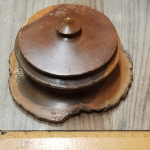 vintage wood australia piece trinket bowl item souvenir piece retro mid century treen 1960s
