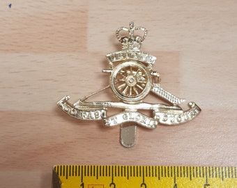 pieza de insignia de gorra militar británica vintage curiosidades inusuales artículo de uniforme ww2 recuerdo