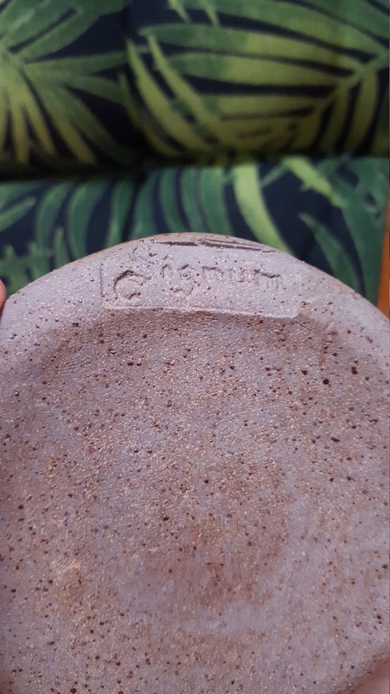 Vintage Signum Studio Pottery Boho Snake Incense Burner Vintage Signum Studio Pottery Boho Snake Incense Burner