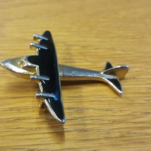 Vintage Aeroplane Aviation Brooch - Transport Kitsch Chic Boho Piece