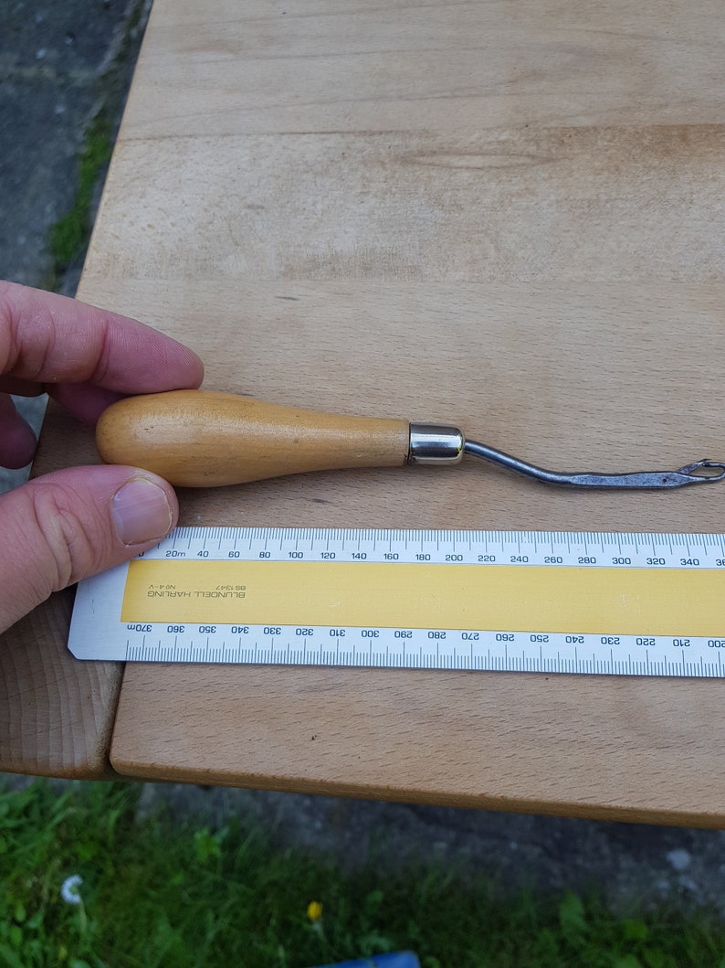 Antique 1900s wooden carpet rug making thread weaving tool | Etsy
