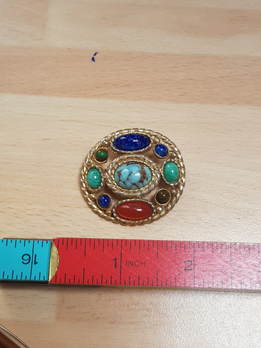 Vintage Miracle Brooch Badge Piece Jewellery Item Souvenir Etsy
