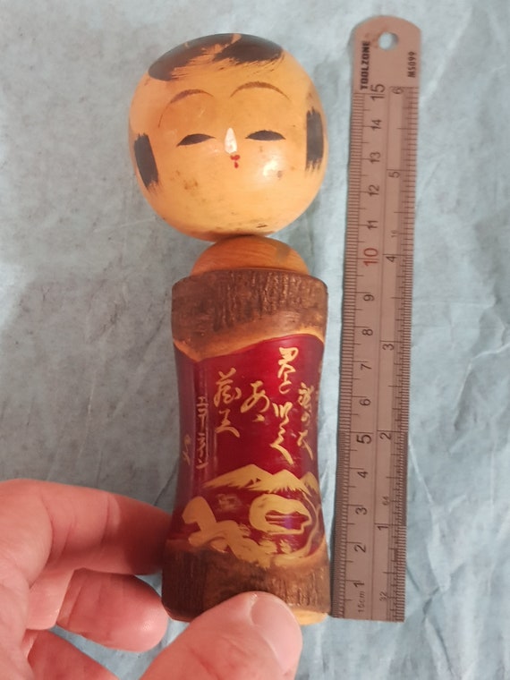 アンティーク 1930 年代 ロイヤル こけし 人形 手描き 民芸品 日本製