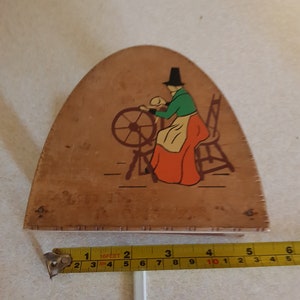 wooden welsh 1950s mid century souvenir wooden letter rack piece cymru jenny jones? souvenir piece
