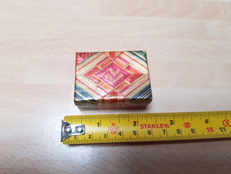 antique 1900s wicker handmade chinese oriental ring box jewellery piece treen trinket box wedding gift