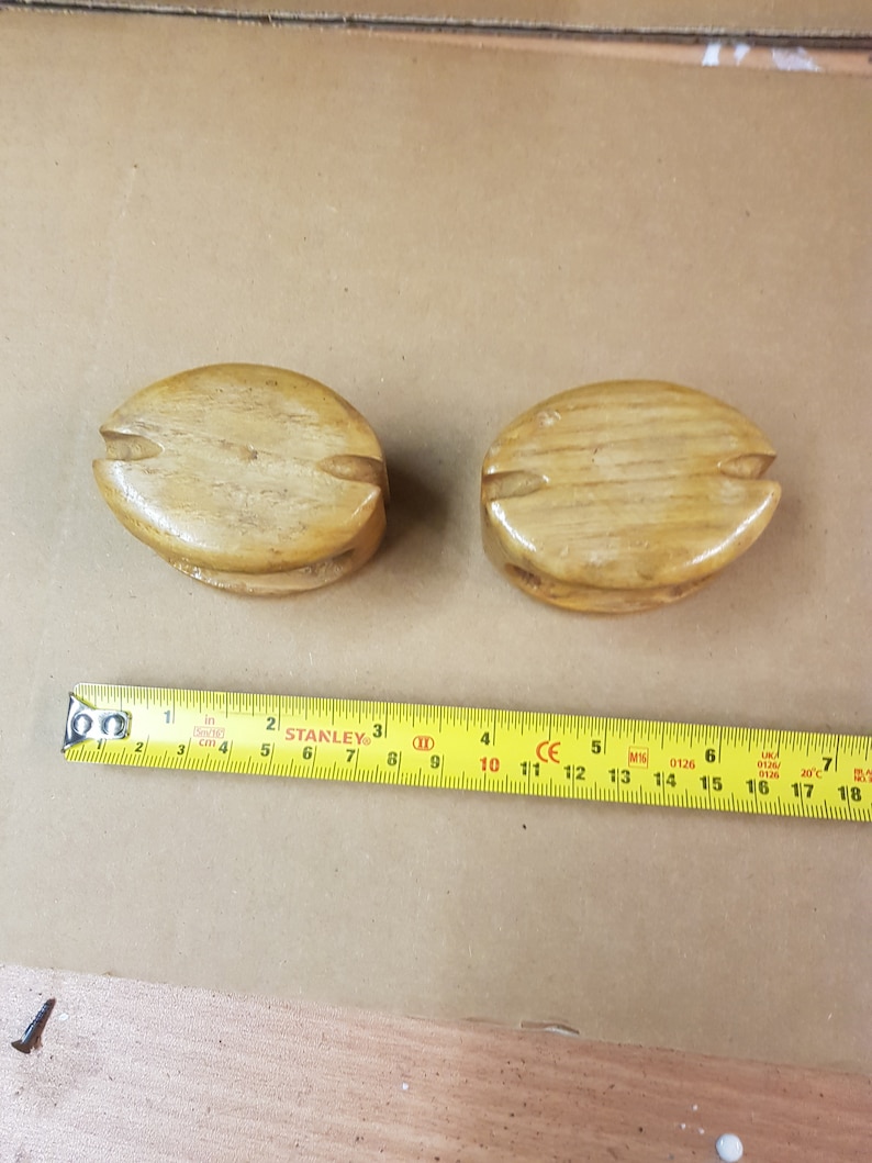 Vintage Kitsch Nautical Maritime 1950s Wooden Pulley Ship Tool Etsy