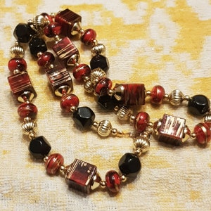 vintage plastic beaded christmas colours present jewellery mid century kitsch 1950s 60s item retro piece