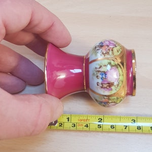 fine allemand art déco porcelaine adler vase mini pièce belle scène années 1920s 30s