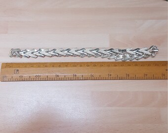 Vintage Silberton Pfeil Halskette Halsband Stil Kitsch Art Deco Stück Boho Retro Abendessen Party Wintergarderobe