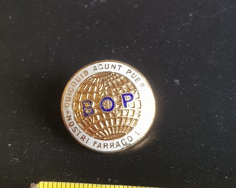 bop badge bureau of prisons military piece 1950s odd curios item