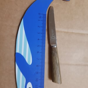 vintage mid century sheffield algar butter knife kitsch treen piece pocket knife vintage retro 1950s