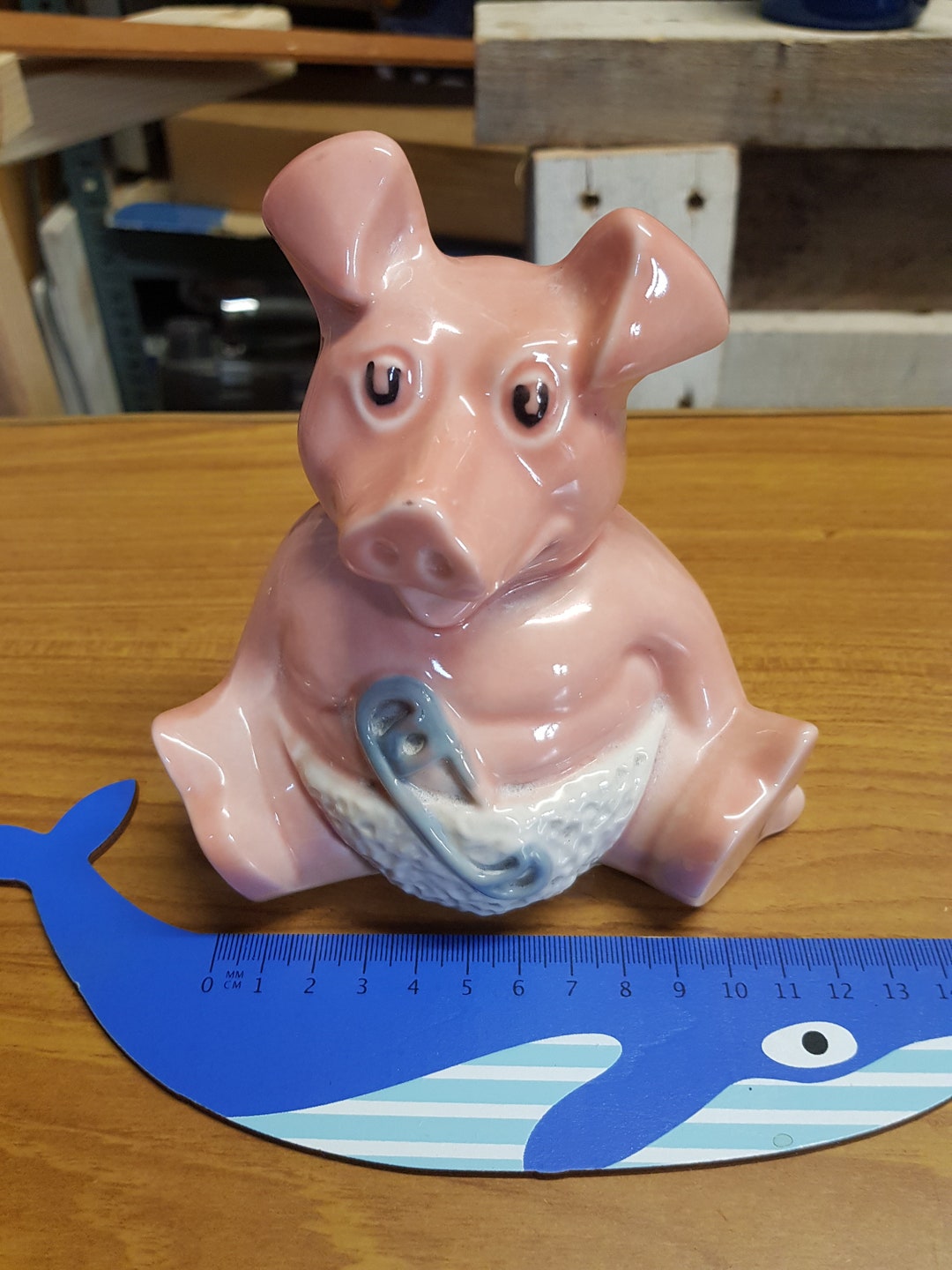 Vintage Pottery Natwest Pig Bank Item Unusual No Mark Makers Etsy