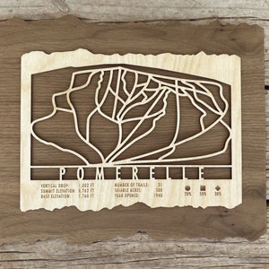 Pomerelle Idaho Ski Decor Ski Cadeaux Snowboard Ski - Ski House Mountain Art