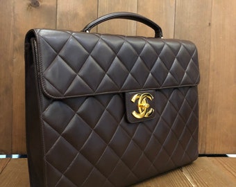 vintage chanel briefcase