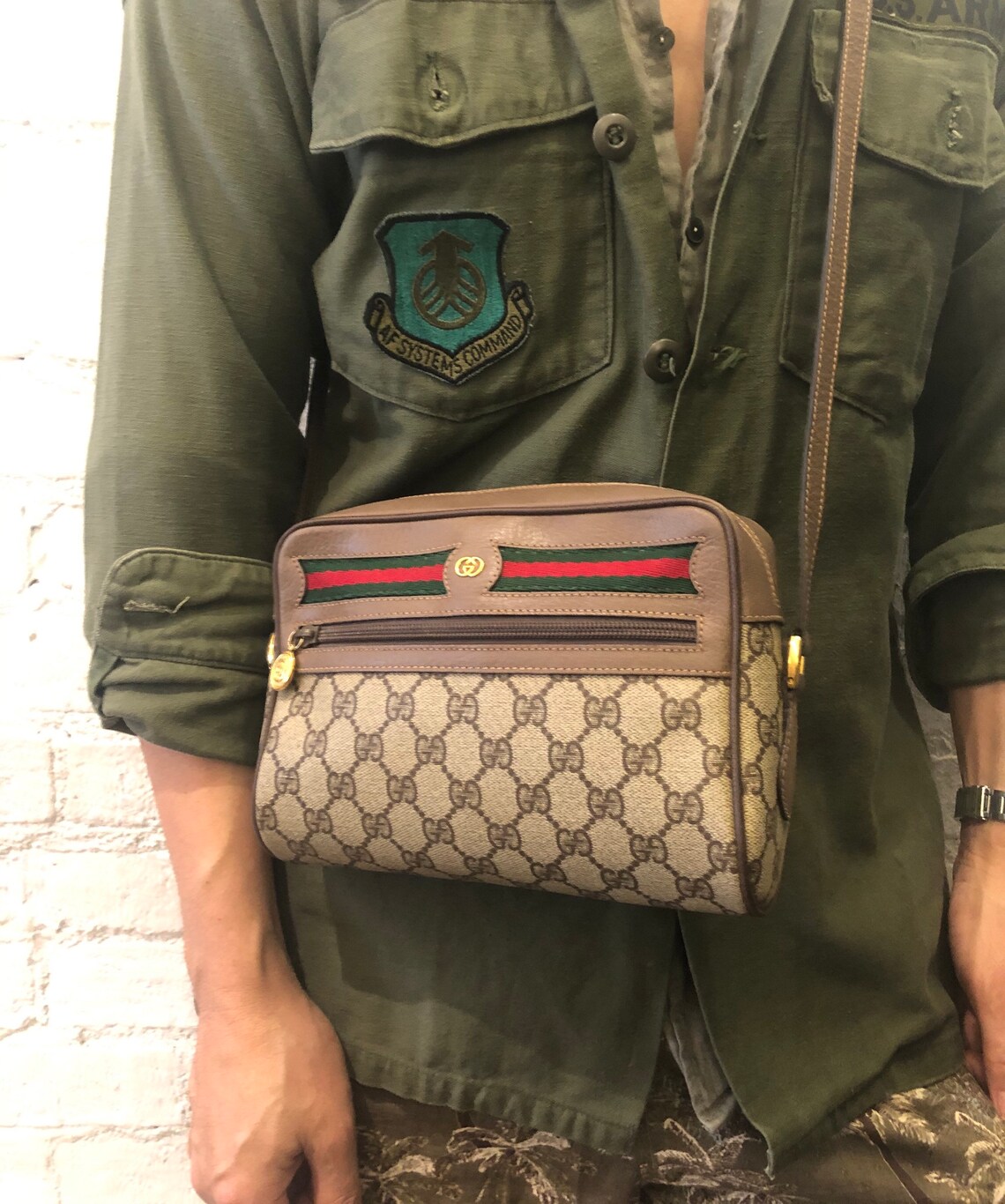 Crossbody Gucci Handbag Salesman