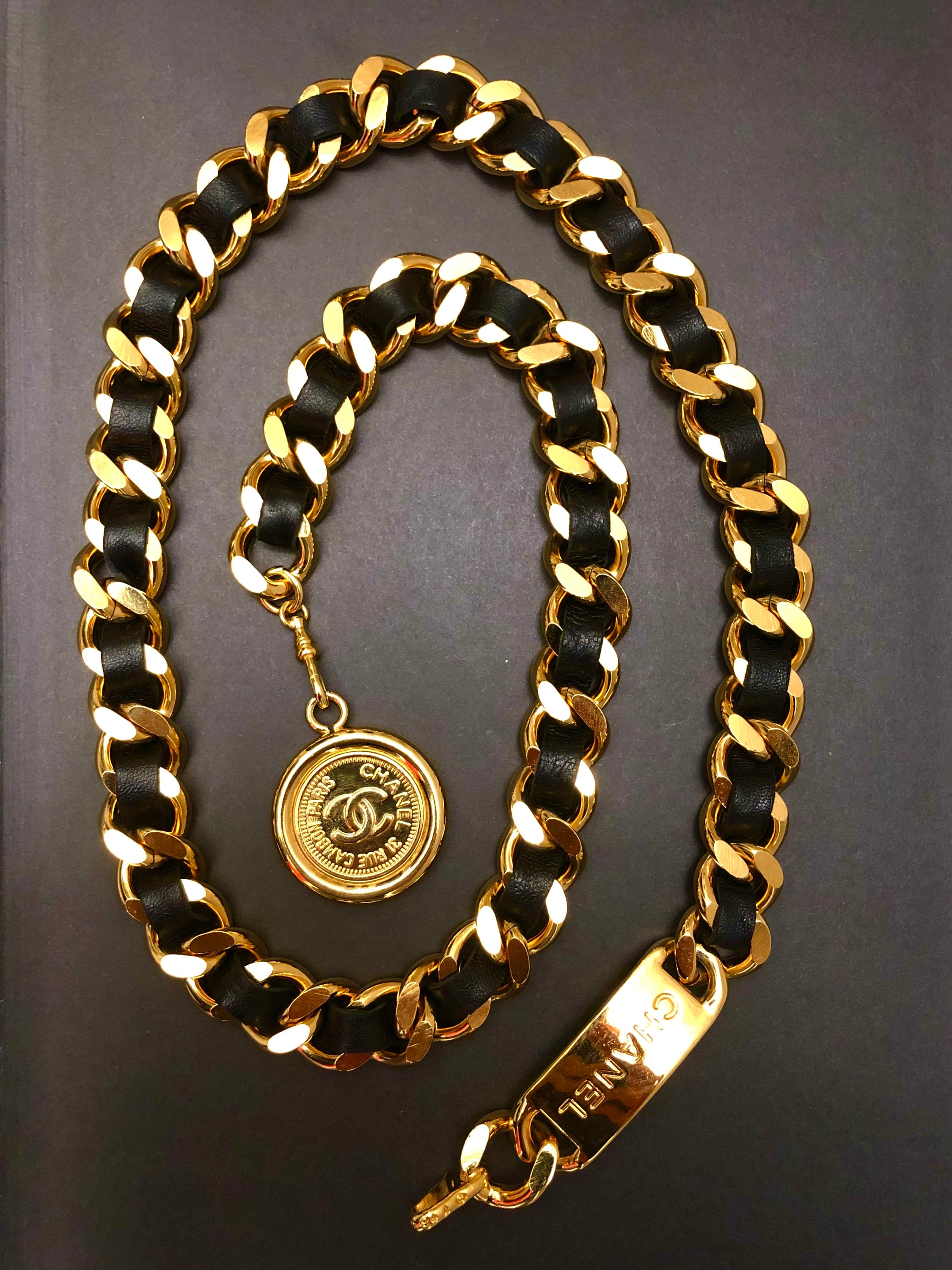 Chanel Gold Belt -  New Zealand