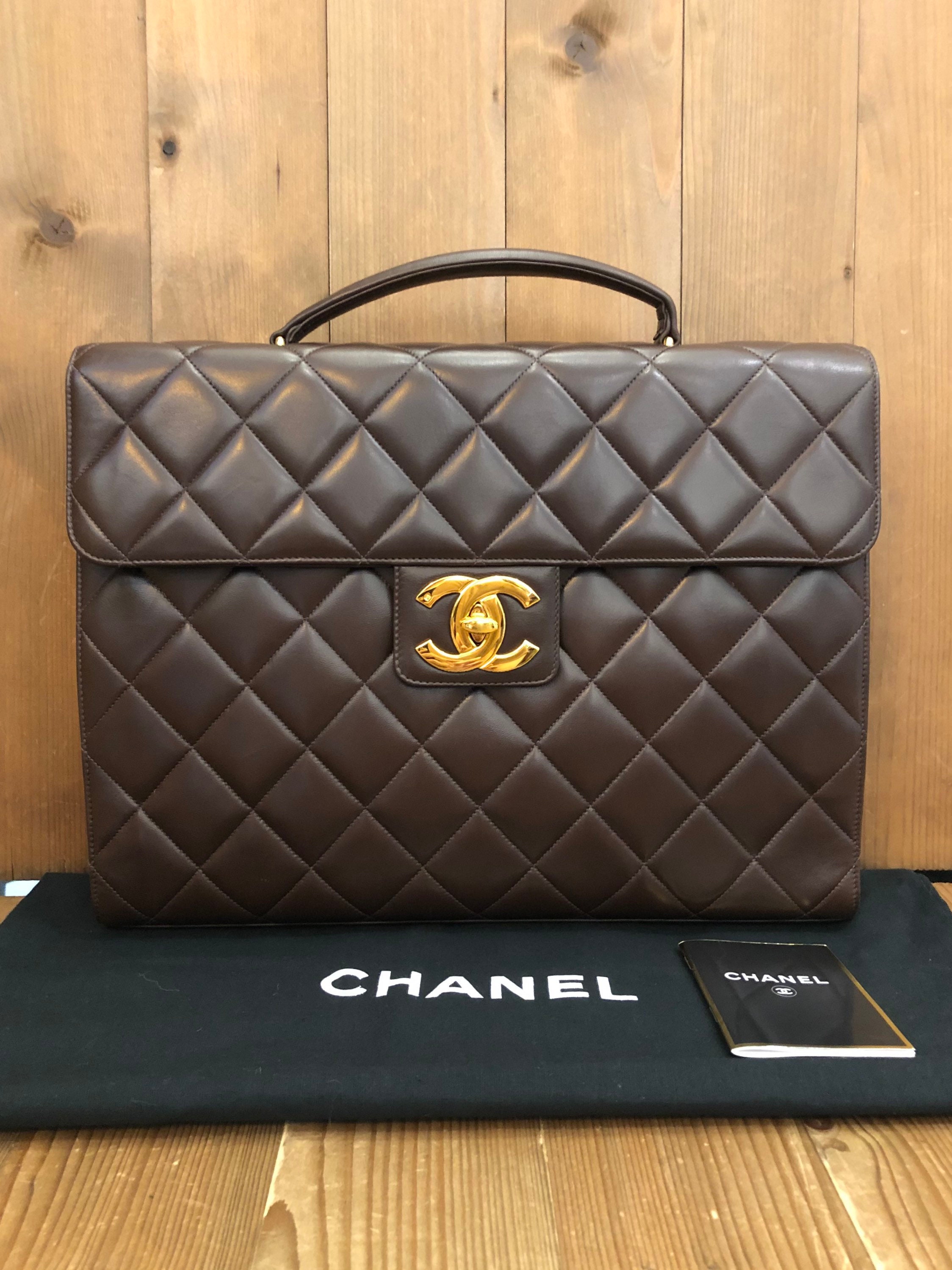 chanel briefcase vintage