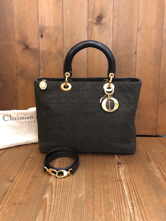 Authentic Vintage Lady Dior Cannage Small from Japan Luxury Bags   Wallets on Carousell
