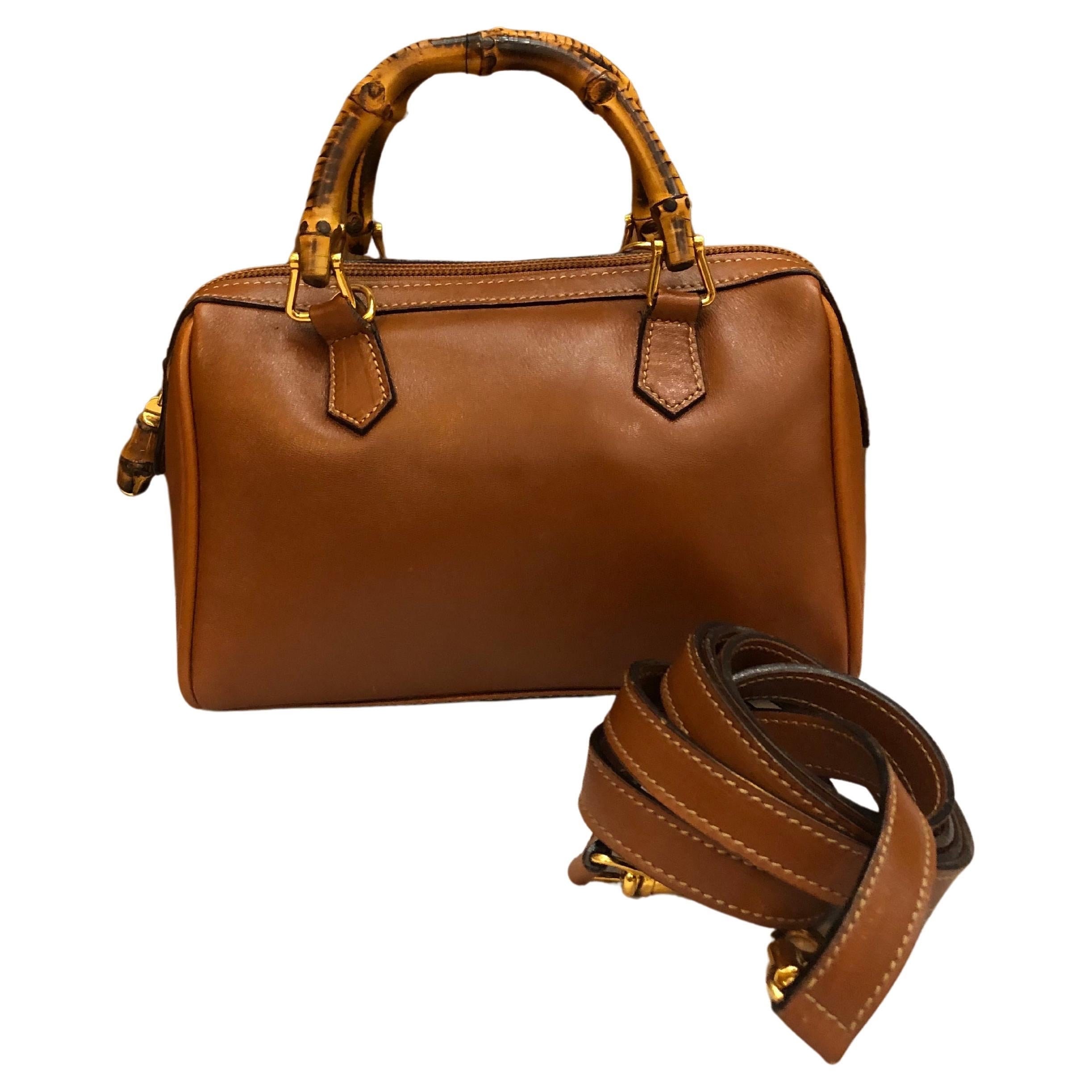 Céline Pre-Owned Mini Boston Bag in Brown