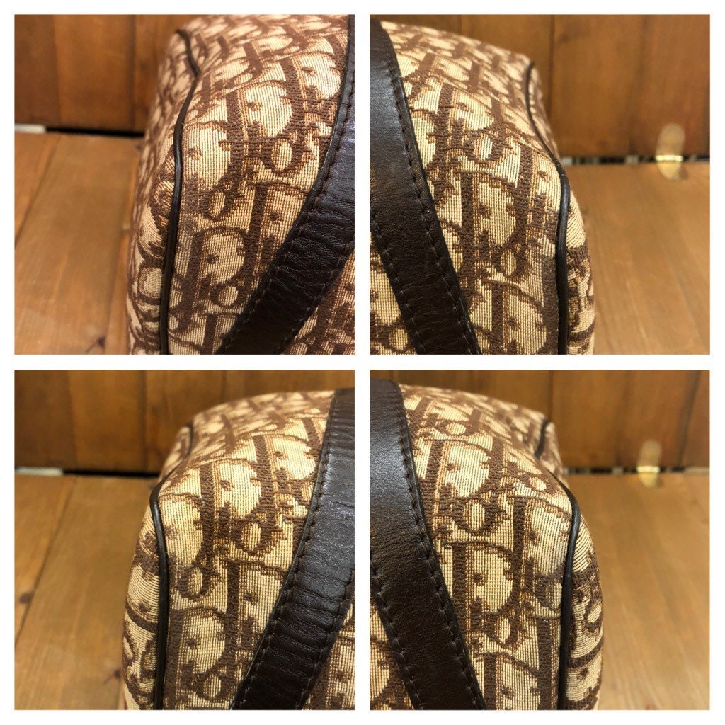 70's vintage Christian Dior brown trotter jacquard handbag with the CD –  eNdApPi ***where you can find your favorite designer  vintages..authentic, affordable, and lovable.
