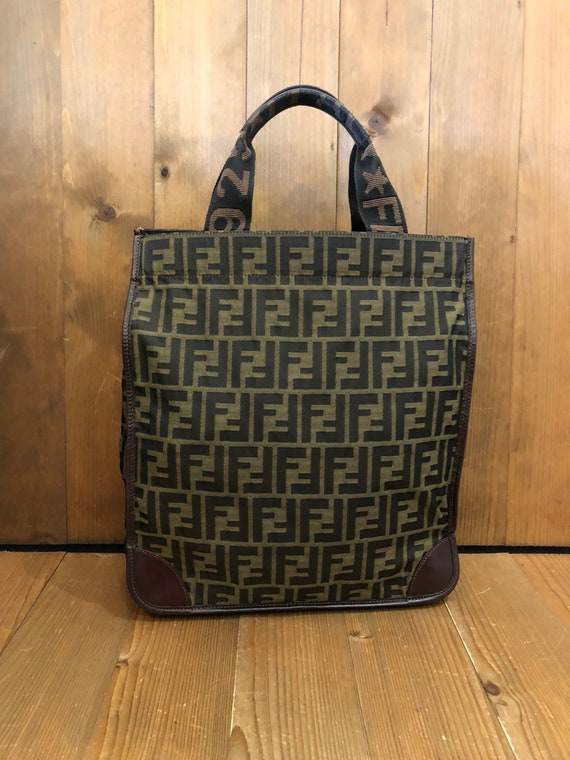 Authentic FENDI Vintage Zucca Tote -  Israel