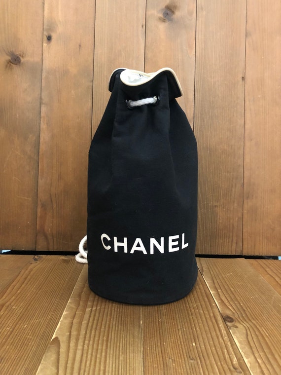 NEW CHANEL PARIS VIP gift canvas black tote bag $75.00 - PicClick