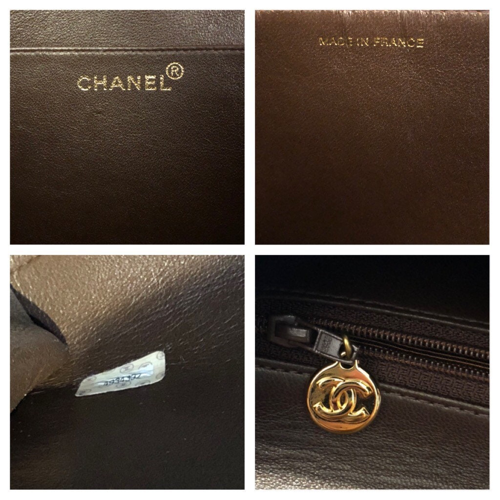 CHANEL Vintage Lambskin Briefcase Laptop Bag 12949