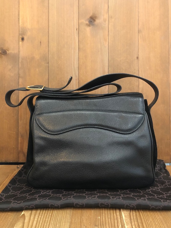 Gucci black saddle bag hot sale