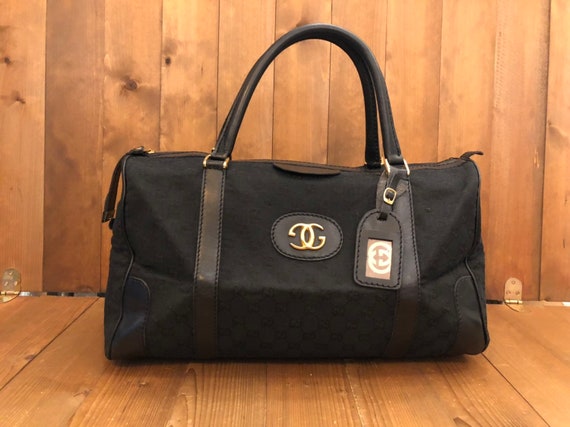 gucci monogram duffle bag