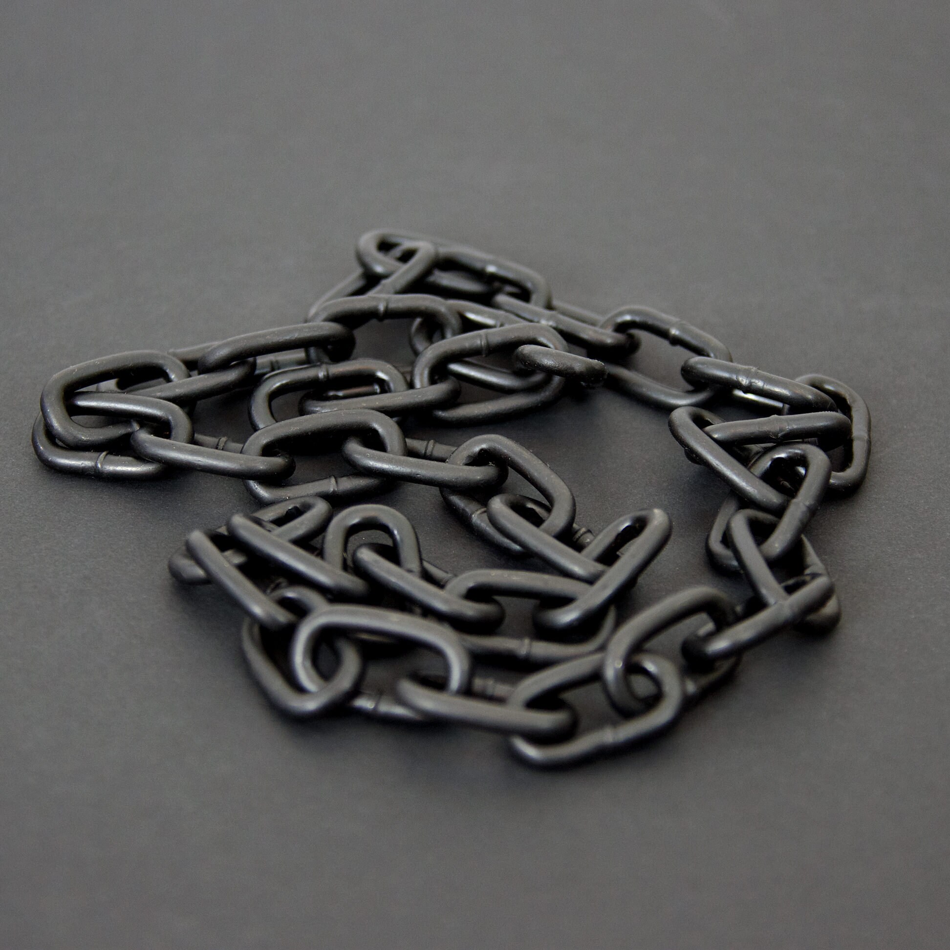 Industrial Heavy Link Chain Blackened  Oiled Etsy Canada