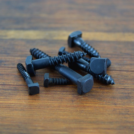 Antique Square Head Lag Screws AddOn for Metal Shelf Brackets Shelving