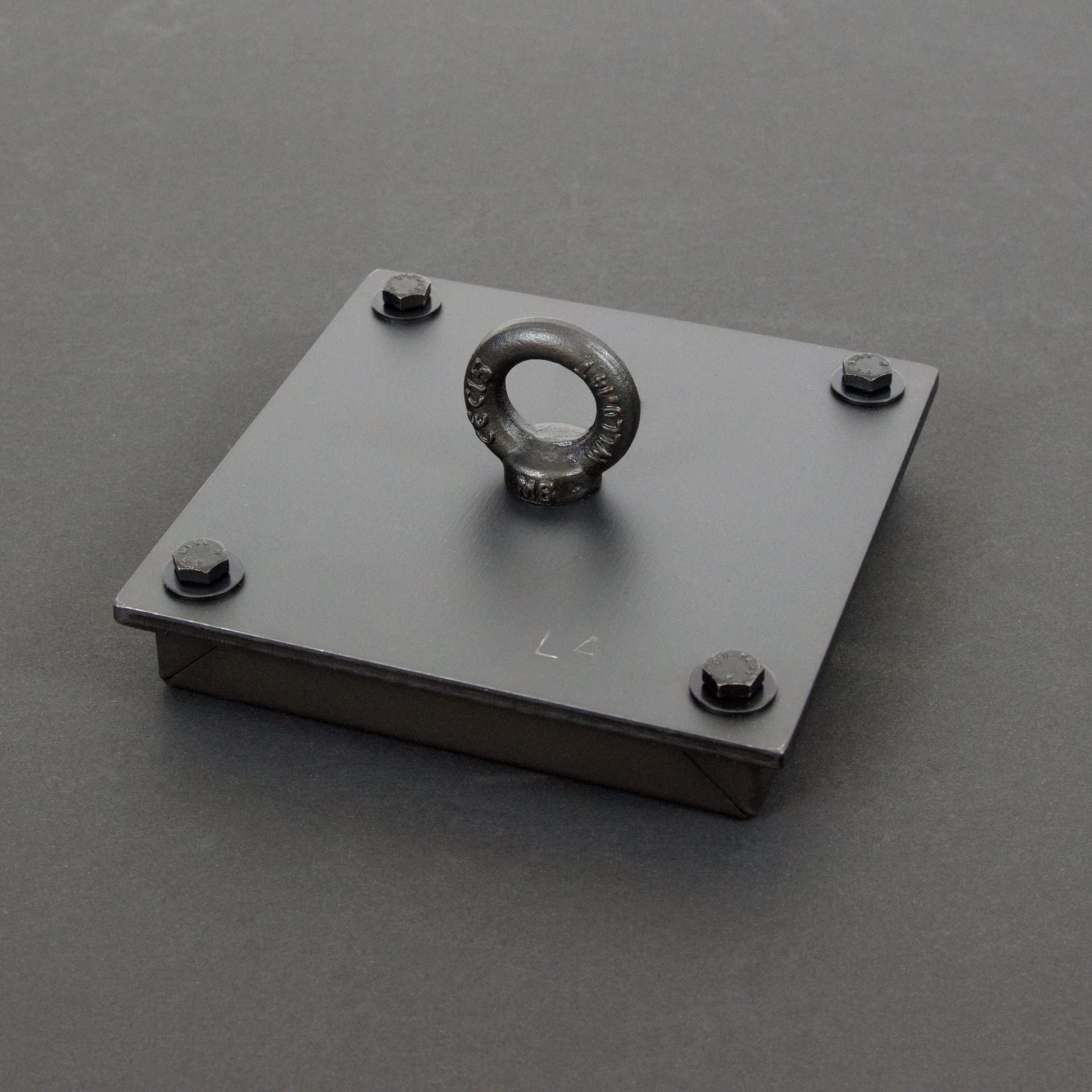 Industrial Steel Square Eye Bolt Ceiling Rose Canopy Etsy