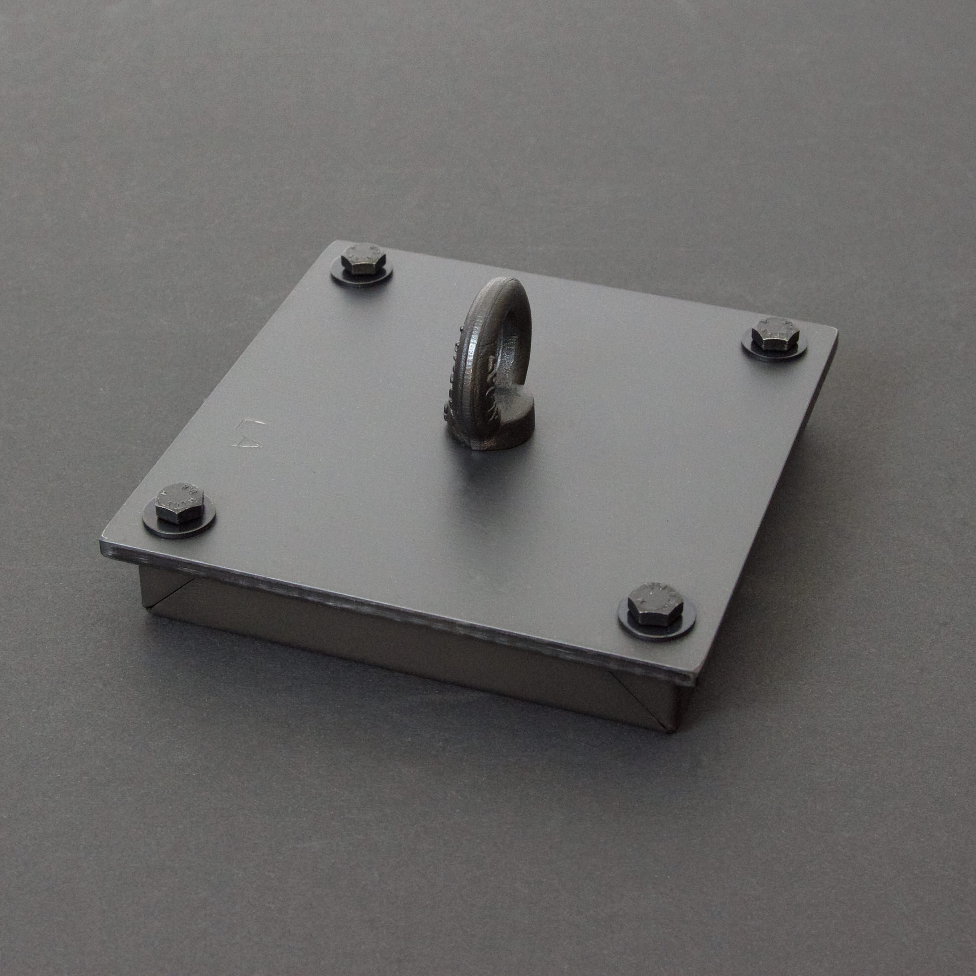 Industrial Steel Square Eye Bolt Ceiling Rose Canopy Etsy Australia