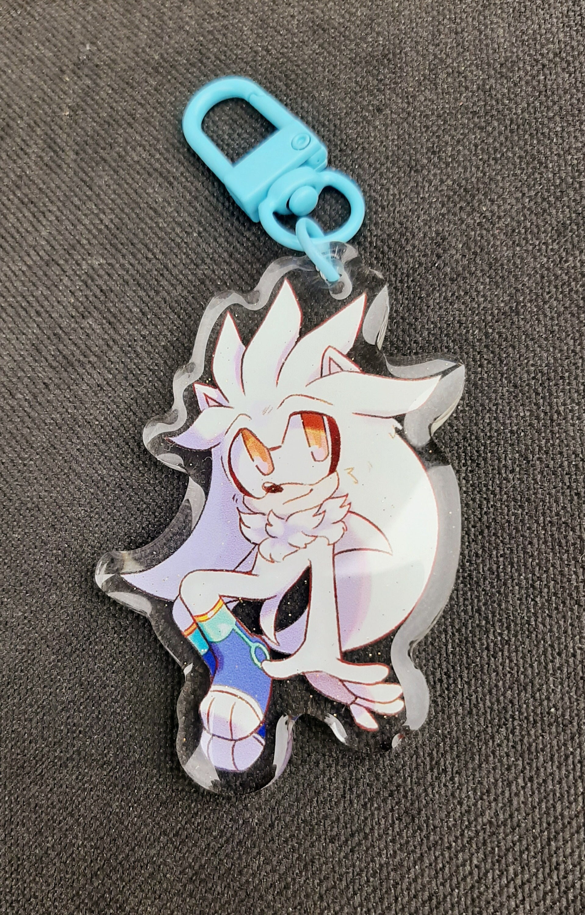 SONIC SHADOW SILVER Keychains 