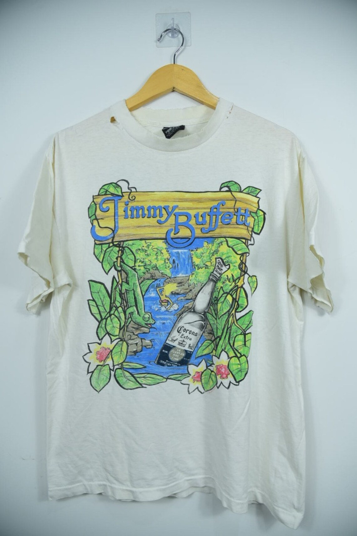 Vintage 90s Jimmy Buffett Recession Recess Tour Promo TShirts Etsy