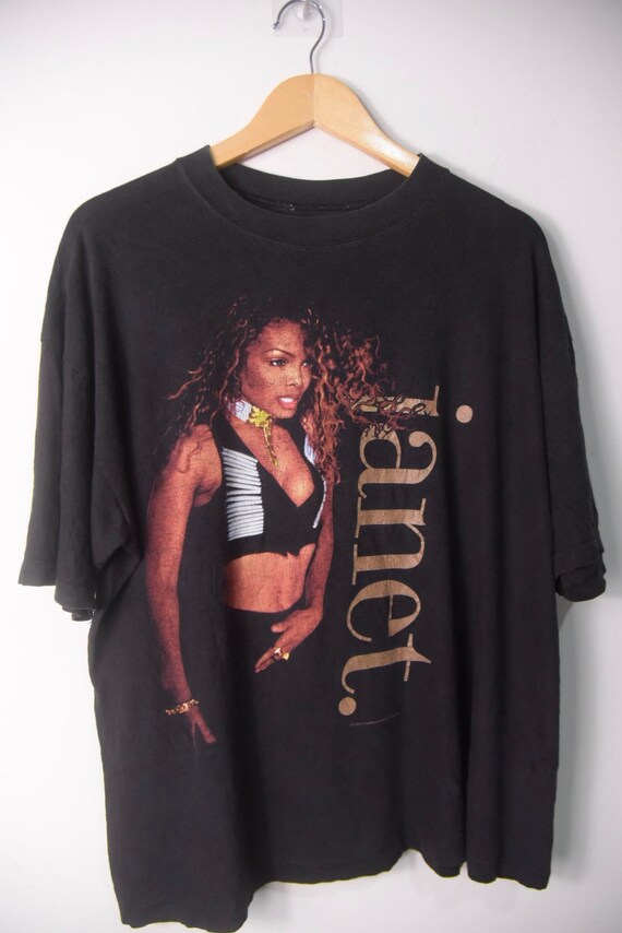 Vintage 90s Janet Jackson World Tour Promo T-Shirt