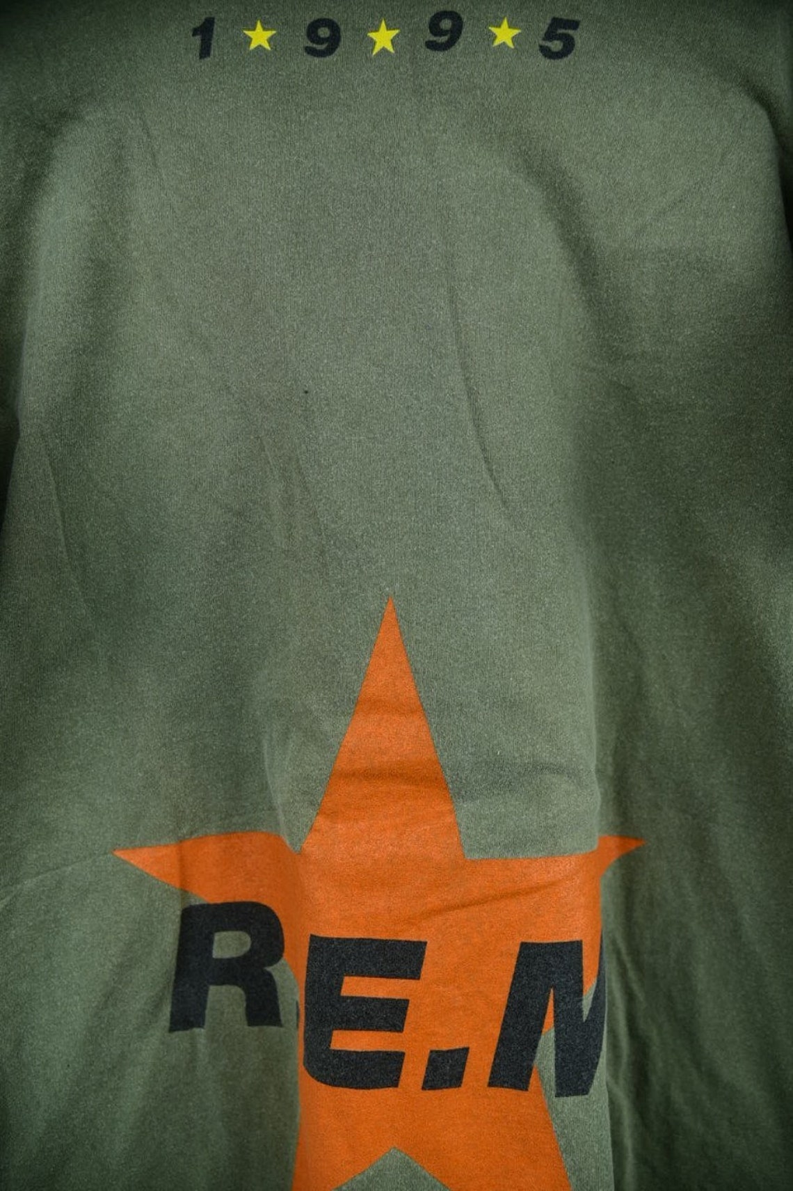 Vintage REM Monster Concert Star TShirts Etsy