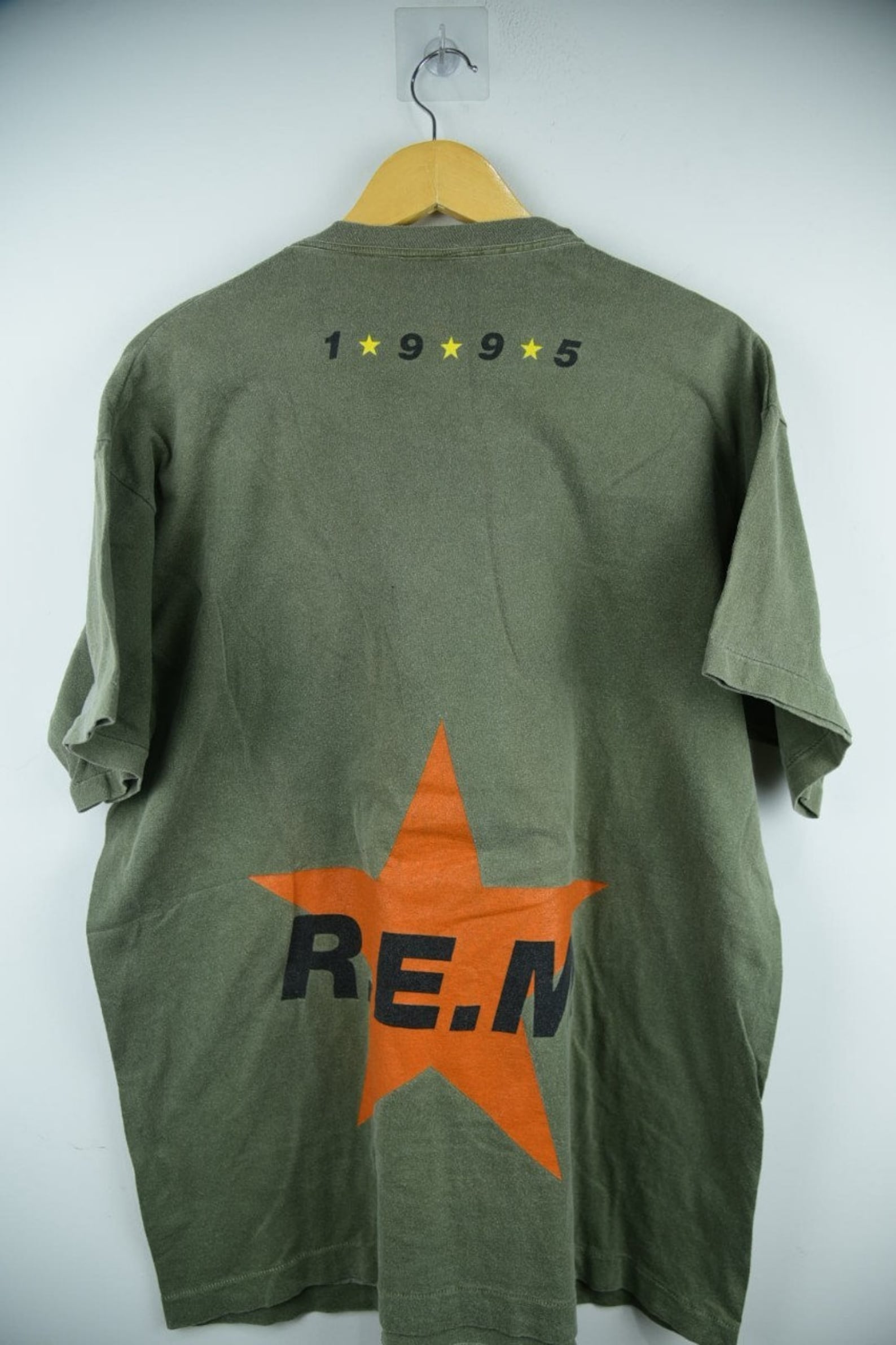 Vintage REM Monster Concert Star TShirts Etsy
